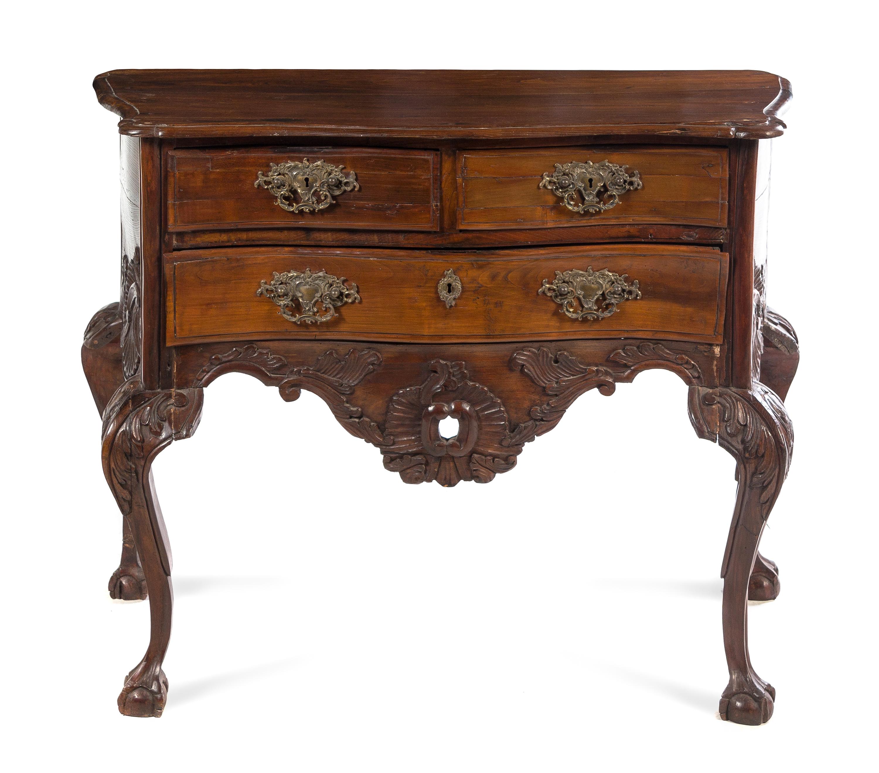A Portuguese Rosewood Commode Height 33 1/4 x width 42 x depth 21 inches. — 18TH CENTURY
