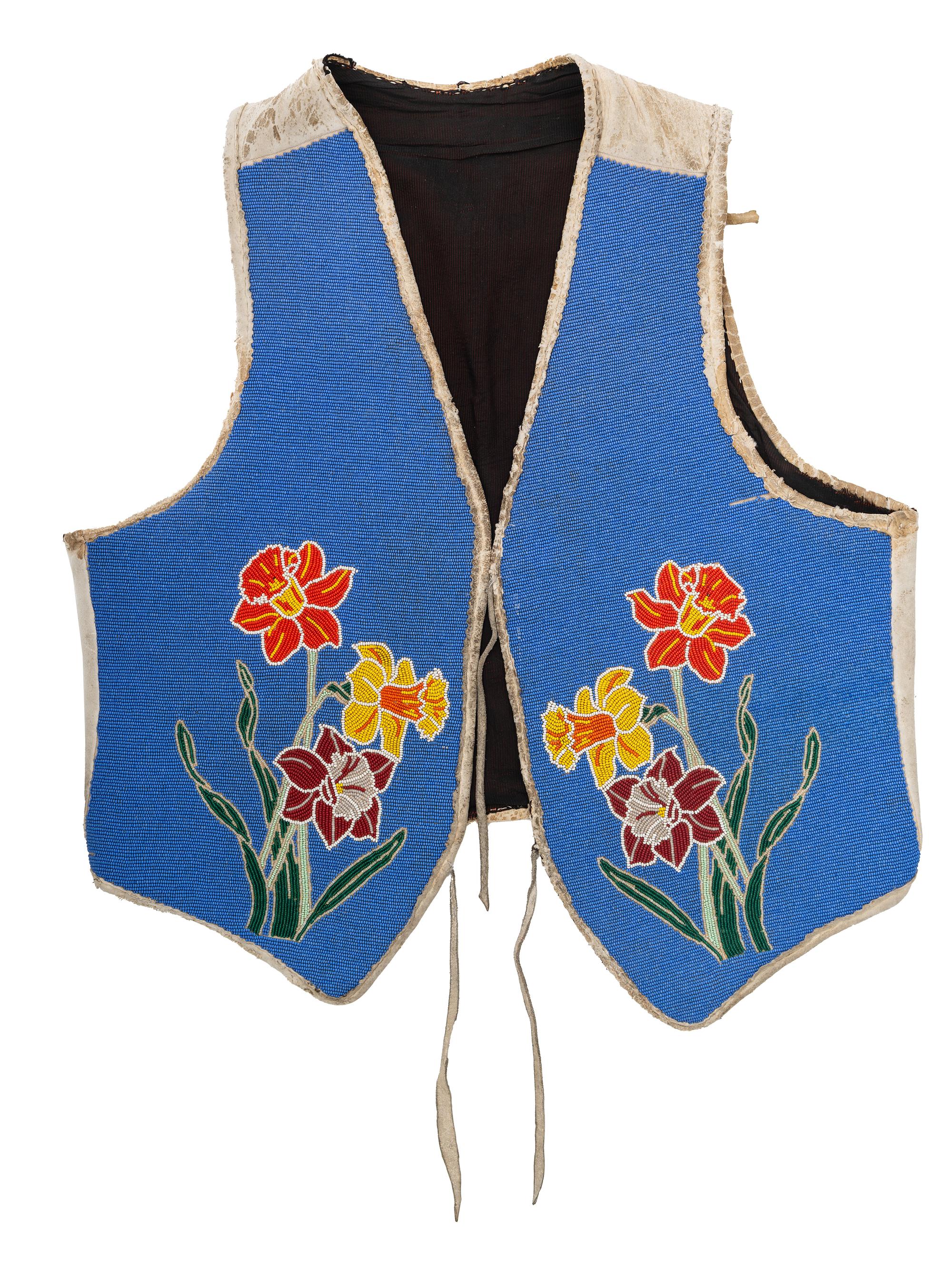 Plateau Beaded Hide Vest