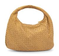Bottega Veneta Gold Intrecciato Leather Hobo