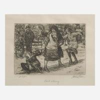 John French Sloan (American, 1871-1951) A Group of Four Etchings