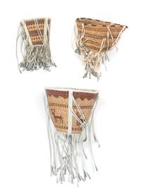Seven Apache Gathering Baskets Height of largest 16 x diameter 16 1/2 inches.