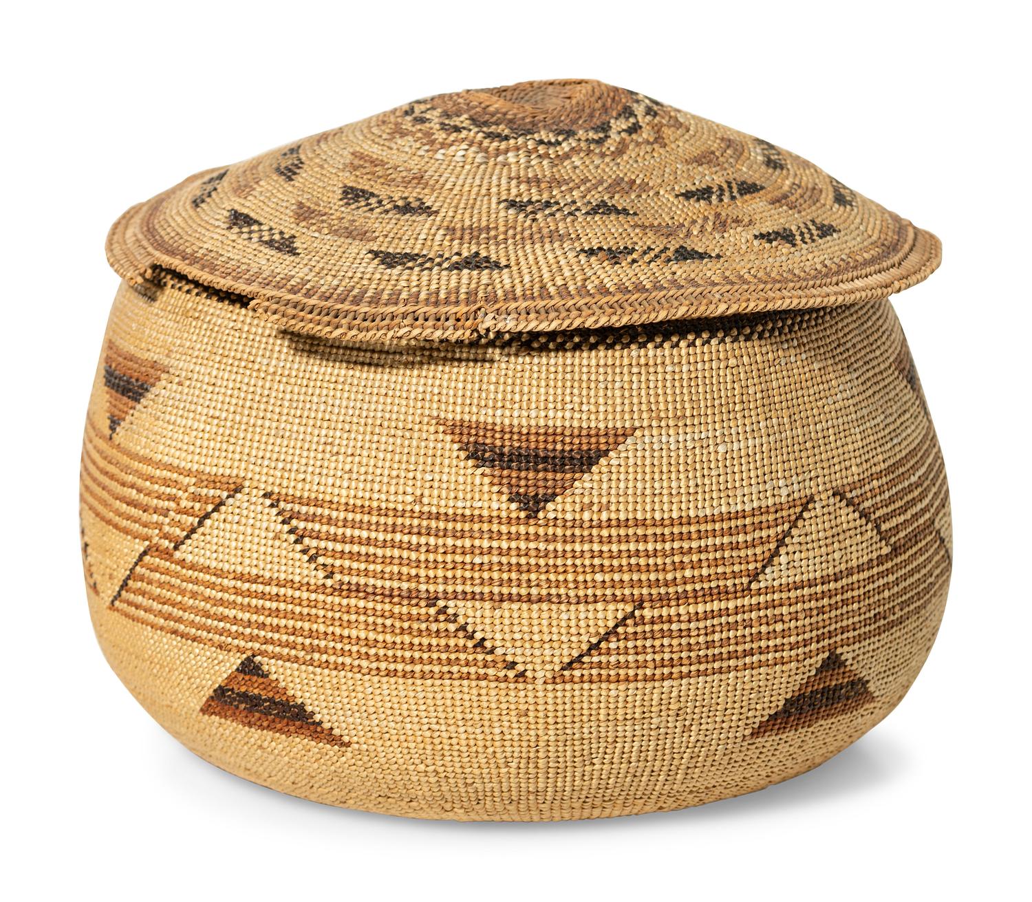 Northern California Lidded Basket