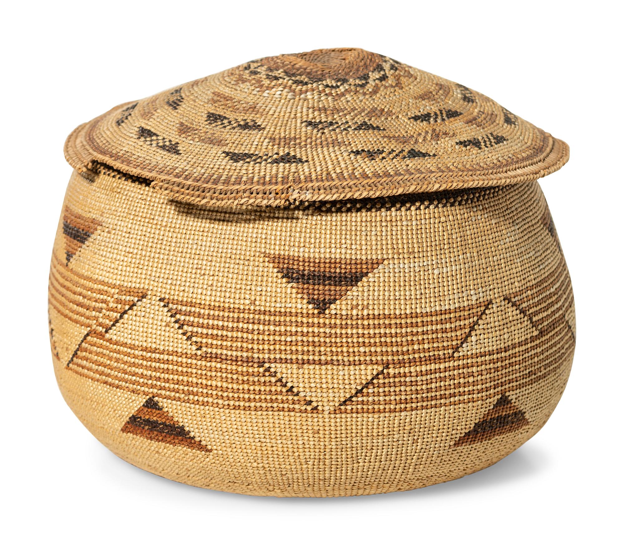 Northern California Lidded Basket
