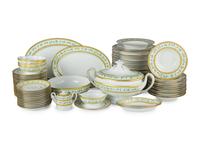 A Raynaud Limoges Porcelain Dinner Service