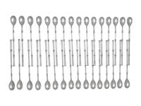A Set of Thirty-Two Tiffany and Co. Bamboo Iced Tea Spoons