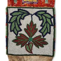 Plateau Beaded Hide Tobacco Bag