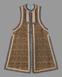 Two Brocade Woven Silk Lady's Vests