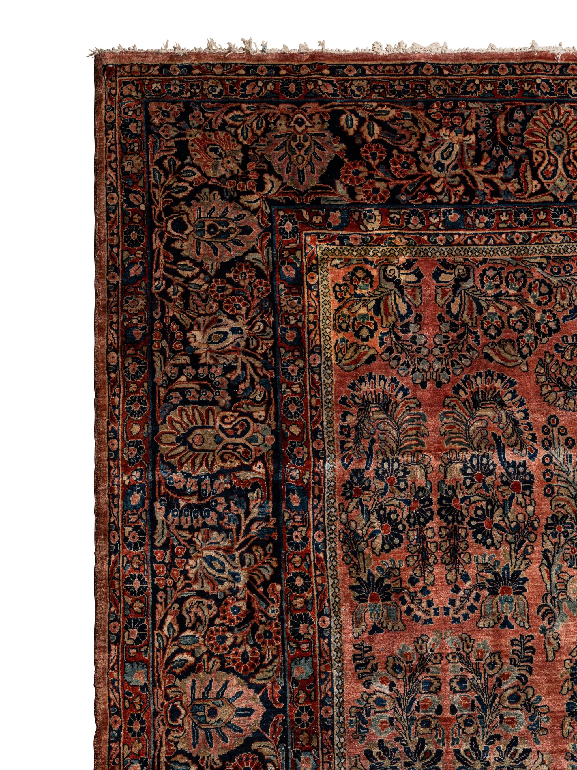 A Sarouk Wool Rug