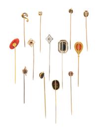 COLLECTION OF ANTIQUE STICK PINS