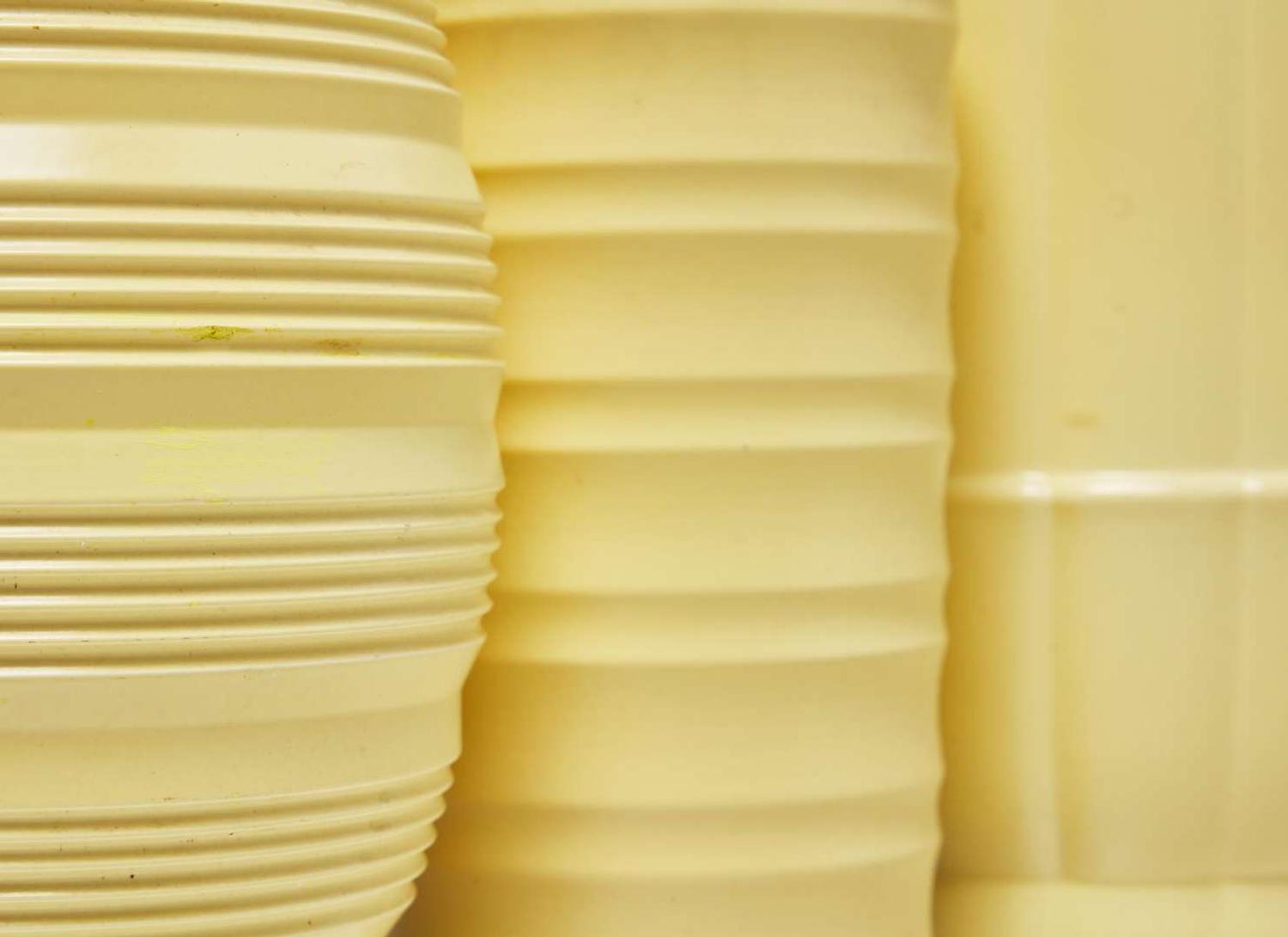 Three Wedgwood Keith Murray Designed Vases, UK, 1930s
