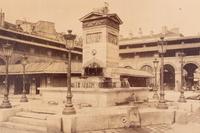 A group of three photographs ( Marché Saint-Germain , circa 1900s; 58 Quai des Orfèvres [balcon] , circa 1900s; Balcon, quai Béthune 24 , 1908)
