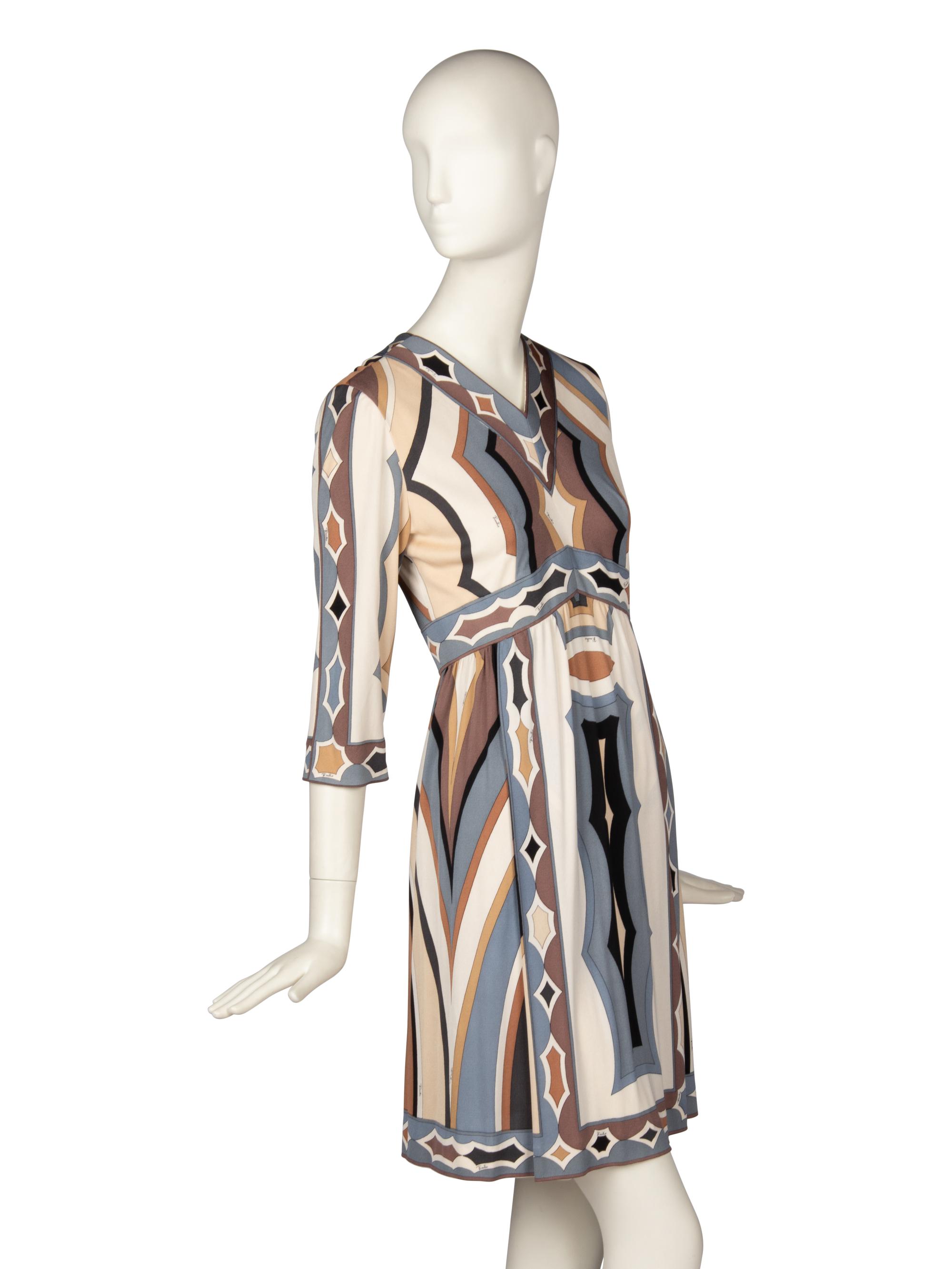 EMILIO PUCCI, SILK JERSEY DRESS