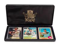 A Ted Williams, Frank Robinson and Carl Yastrzemski Triple Crown Signature Series Set of Signed Autograph Baseball Cards
