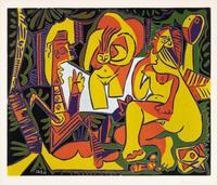 Pablo Picasso (Spanish, 1881–1973) — Le Déjeuner sur l'herbe , d'après Manet I, 1962
