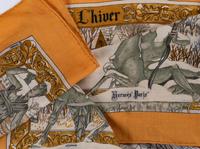 Two Hermès Cashmere/Silk Scarves