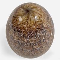 Ludovico Diaz de Santillana (Italian, 1931-1989) Murrini Glass Egg, Venini, Italy, circa 1965-70