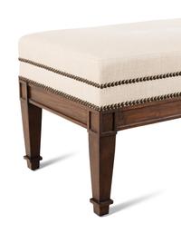 A Contemporary Walnut Bench
