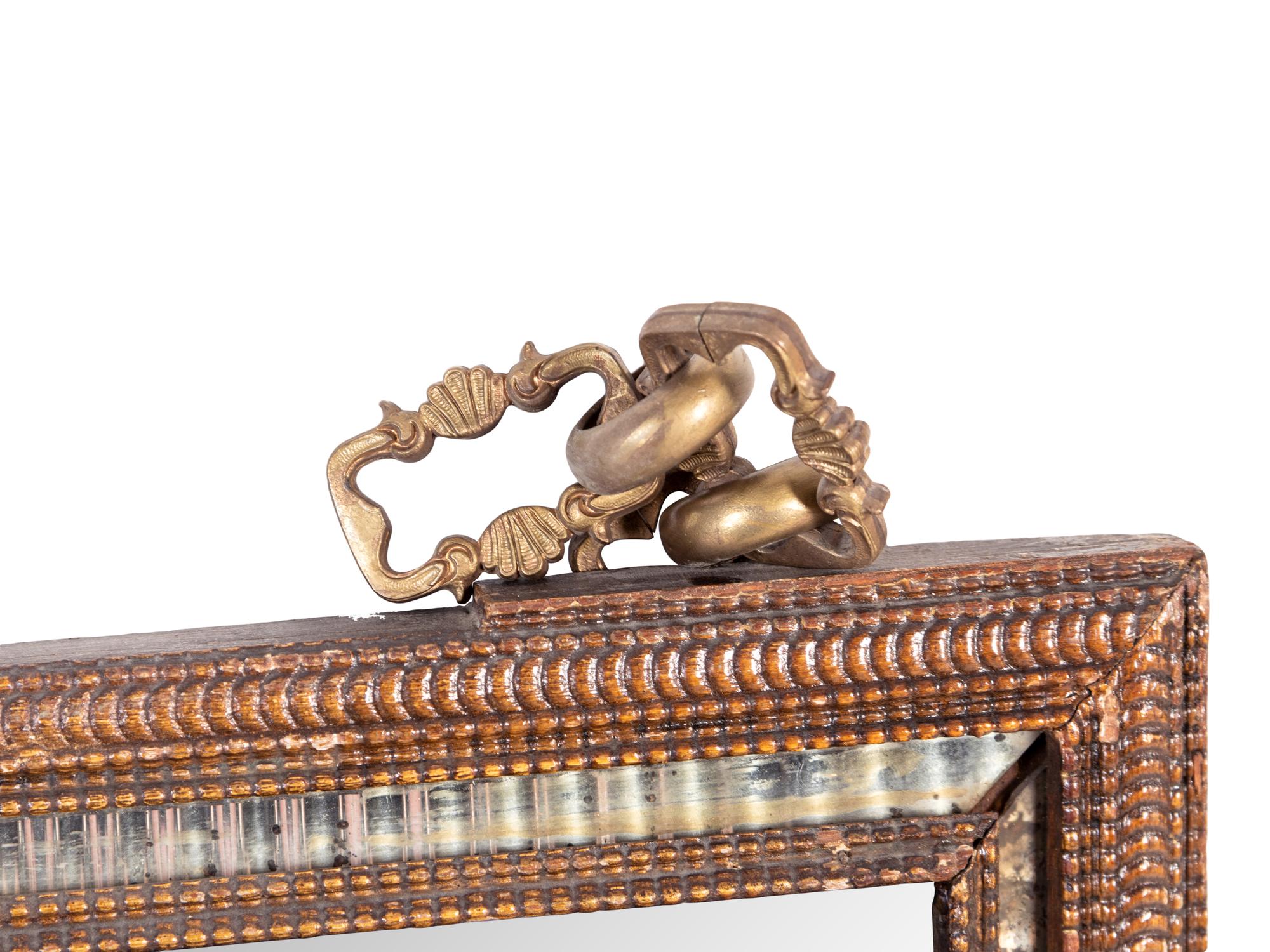 An Italian Glass Mirror