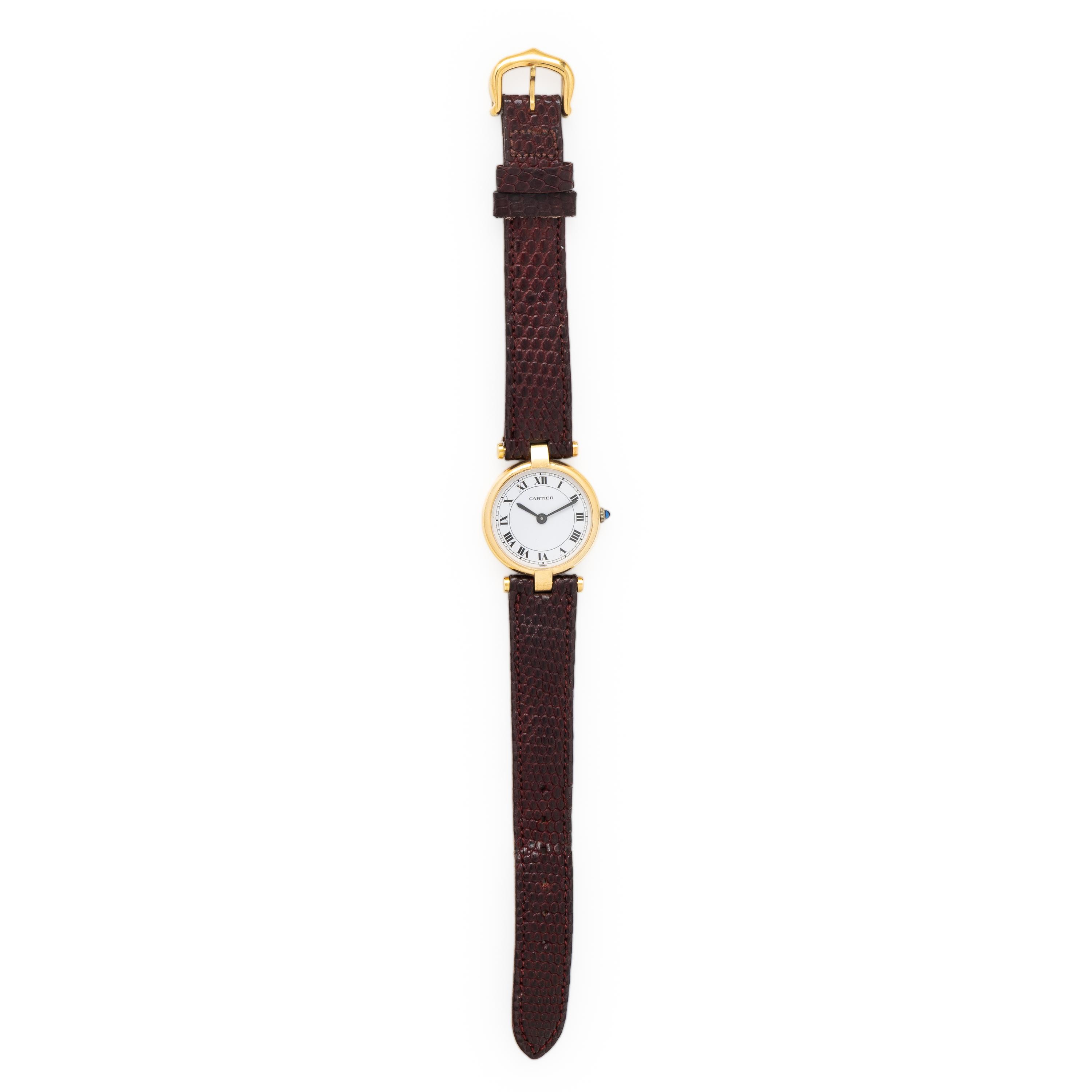 Cartier, 18K Yellow Gold 'Vendôme' Watch