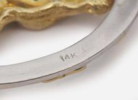 A Pair of 14K Yellow Gold Animal Brooches