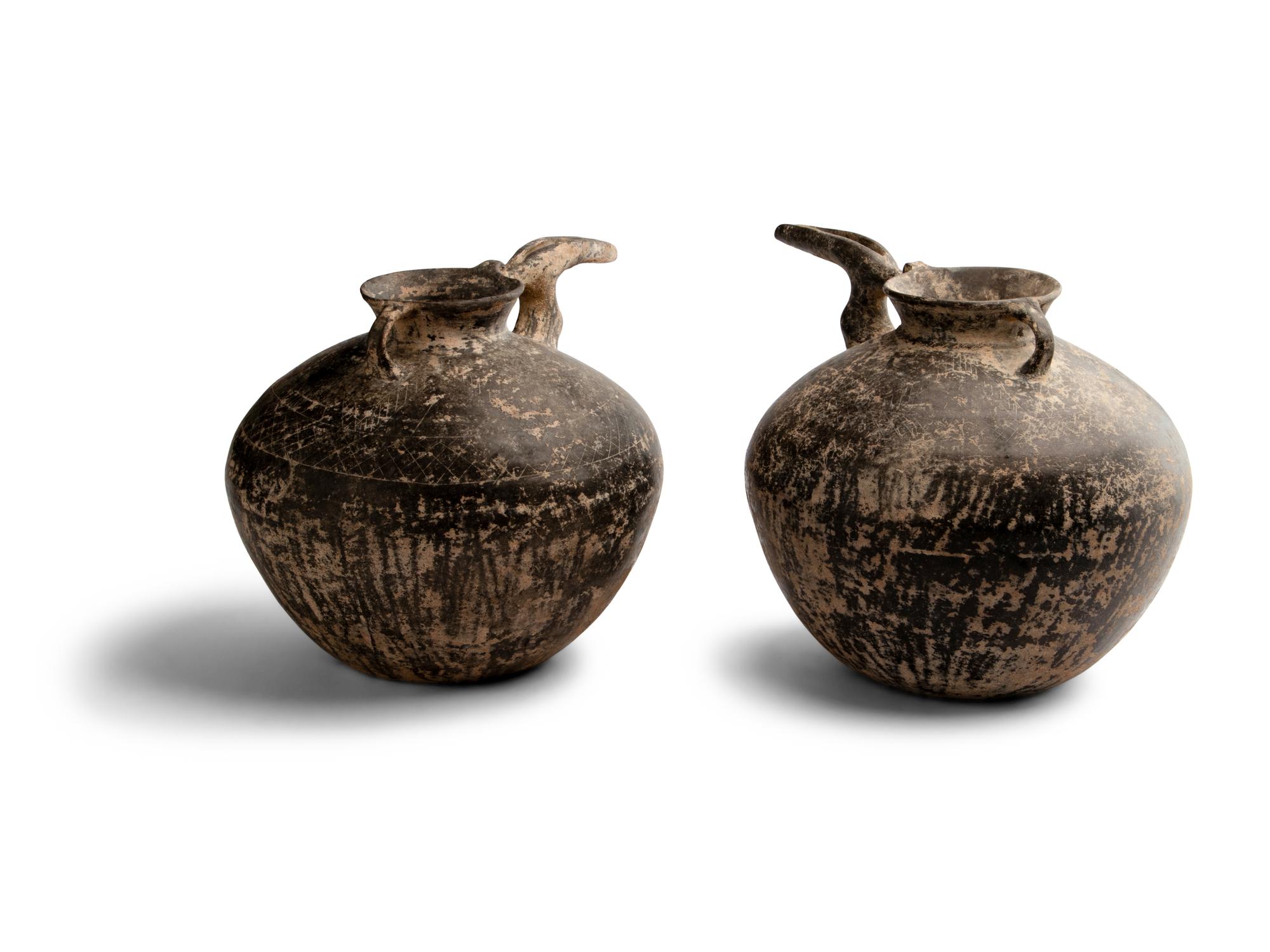 Two Amlash Terracotta Vessels