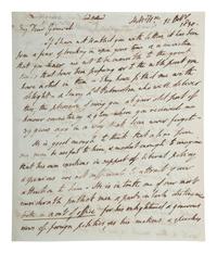 LAFAYETTE, Marie Joseph Paul Yves Roch Gilbert du Motier, Marquis de (1757-1834). Two-word annotation ("Lord Holland"), accomplished on: