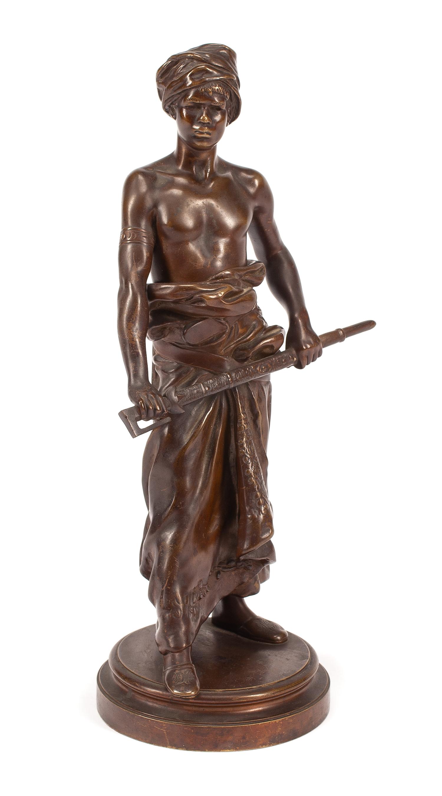 After Clement Leopold Steiner, (French, 19th Century), Guerrier arabe