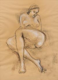 Lester F. Johnson, (American, 1919-2010), Untitled, 1973
