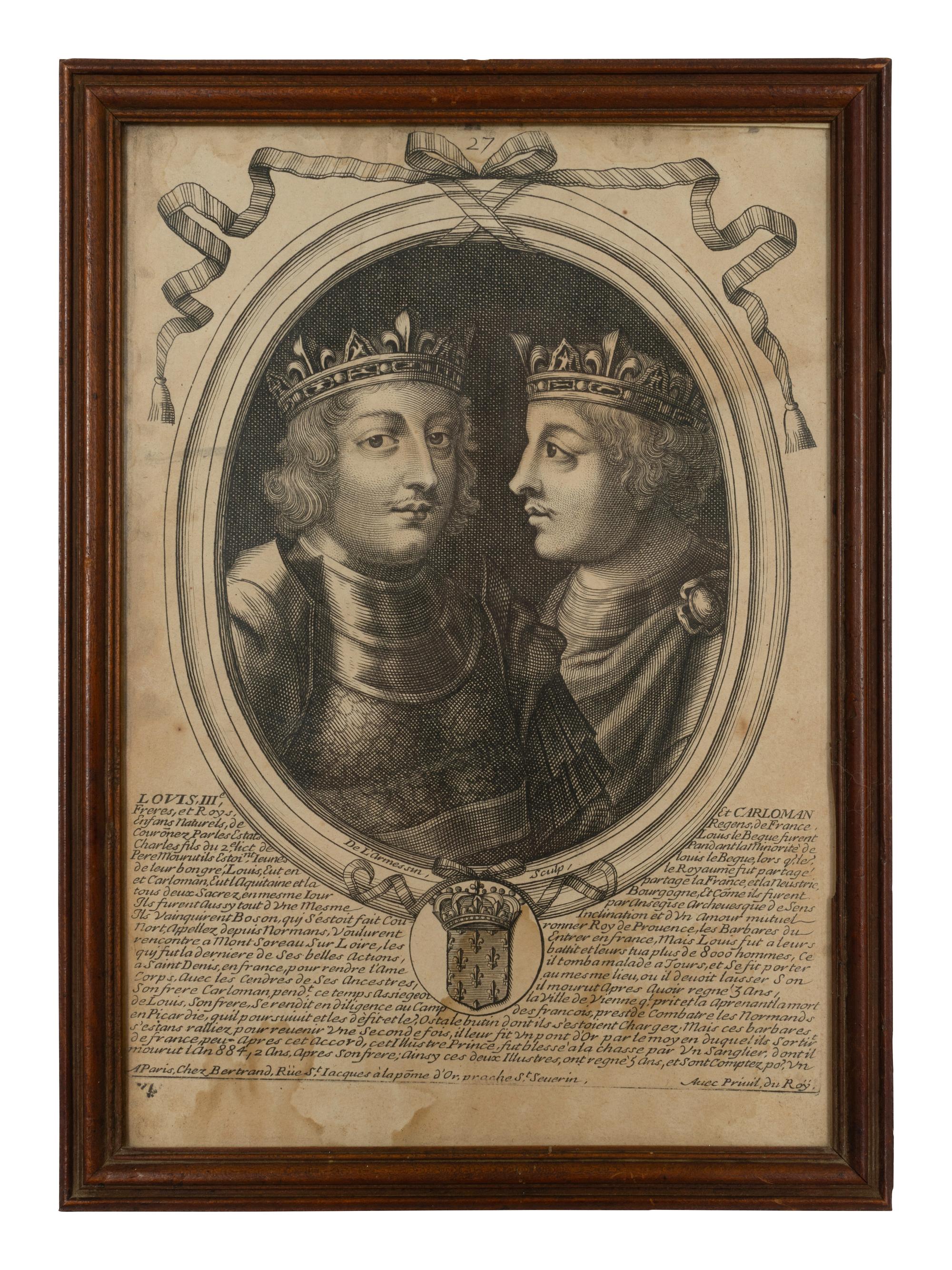 A Set of Twenty-Two Framed French Engravings