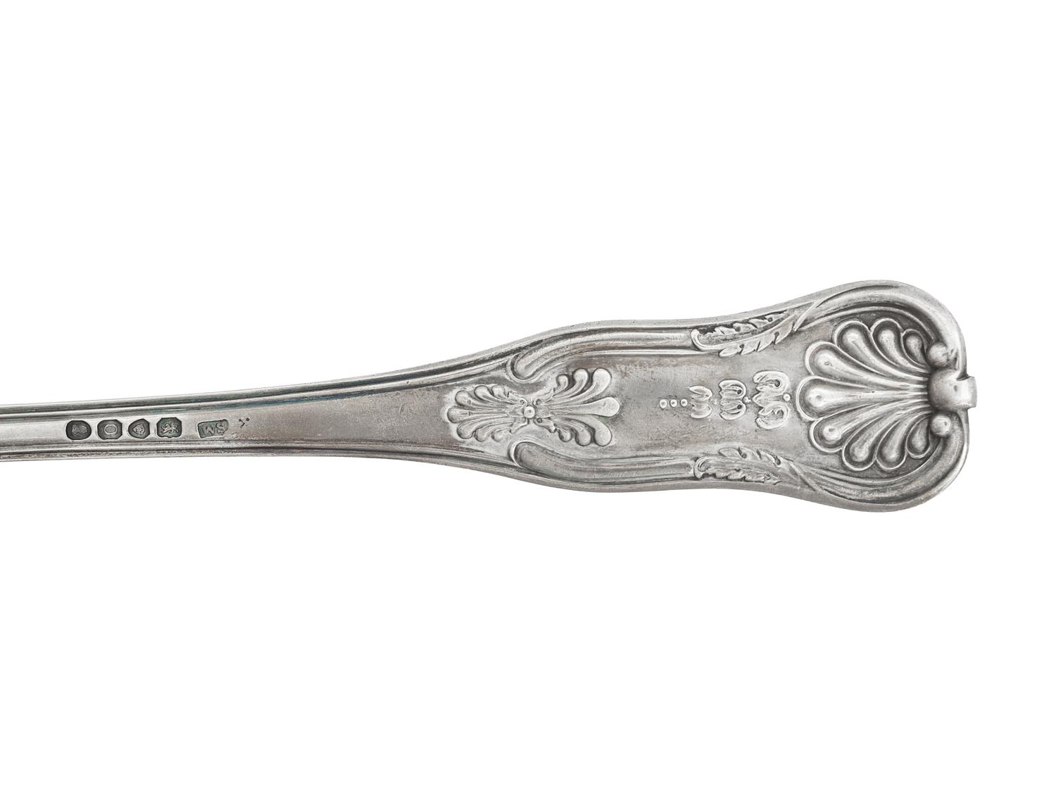 An English Silver Flatware Service
