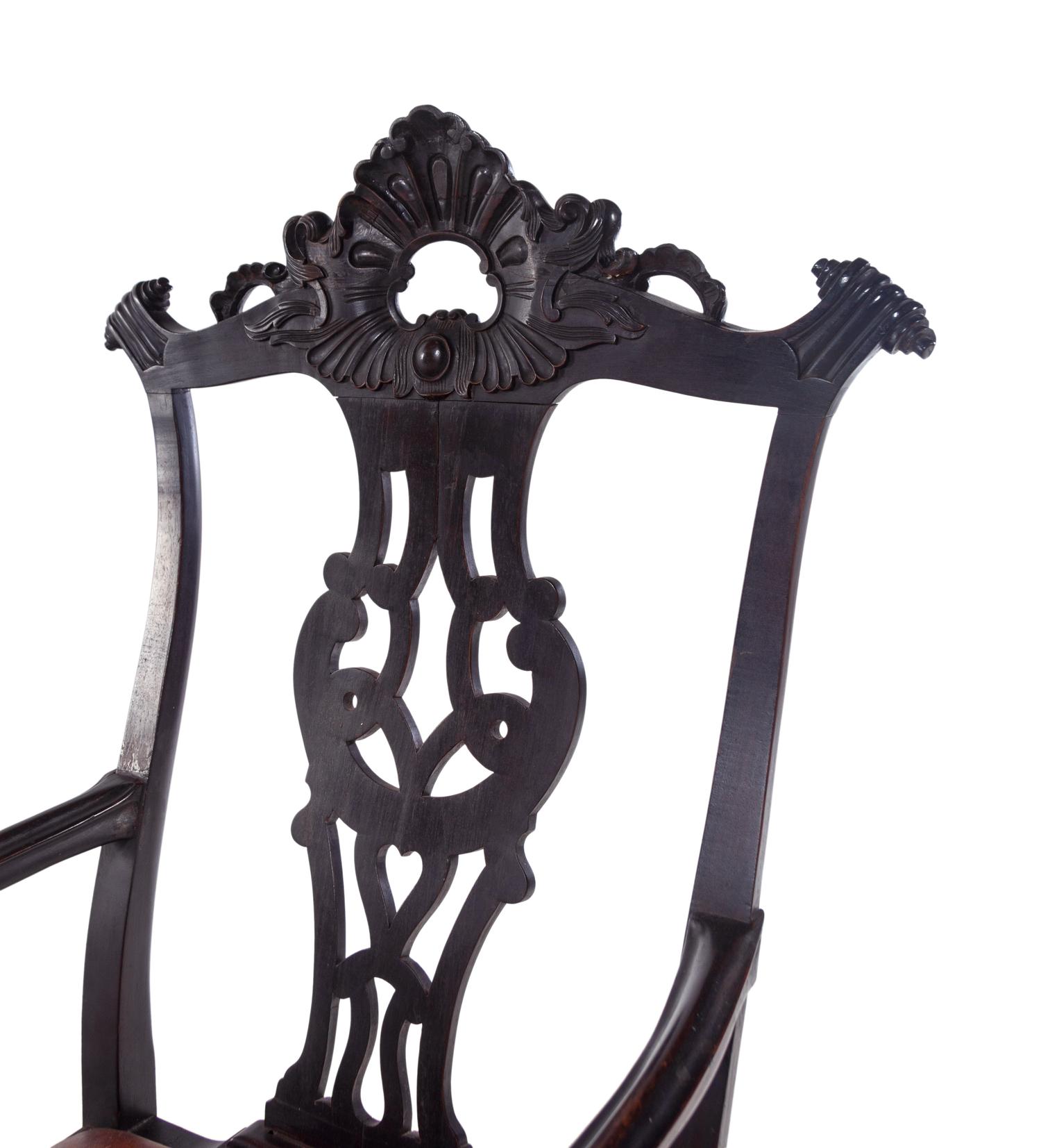 A Portuguese Walnut Armchair