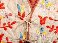 Sioux Quilled Hide Vest, with Thunderbirds and Flowers