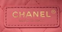 CHANEL, PINK LEATHER 22 TOTE