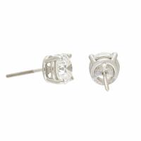 TIFFANY & CO., DIAMOND AND PLATINUM STUD EARRINGS