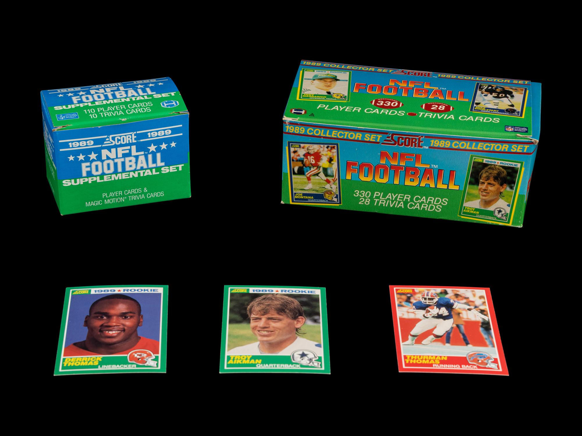 A Group of 1989 Score Football Card Factory Sets,