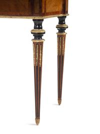 A Napoleon III Style Gilt Bronze Mounted Burlwood and Parcel Ebonized Étagère Table