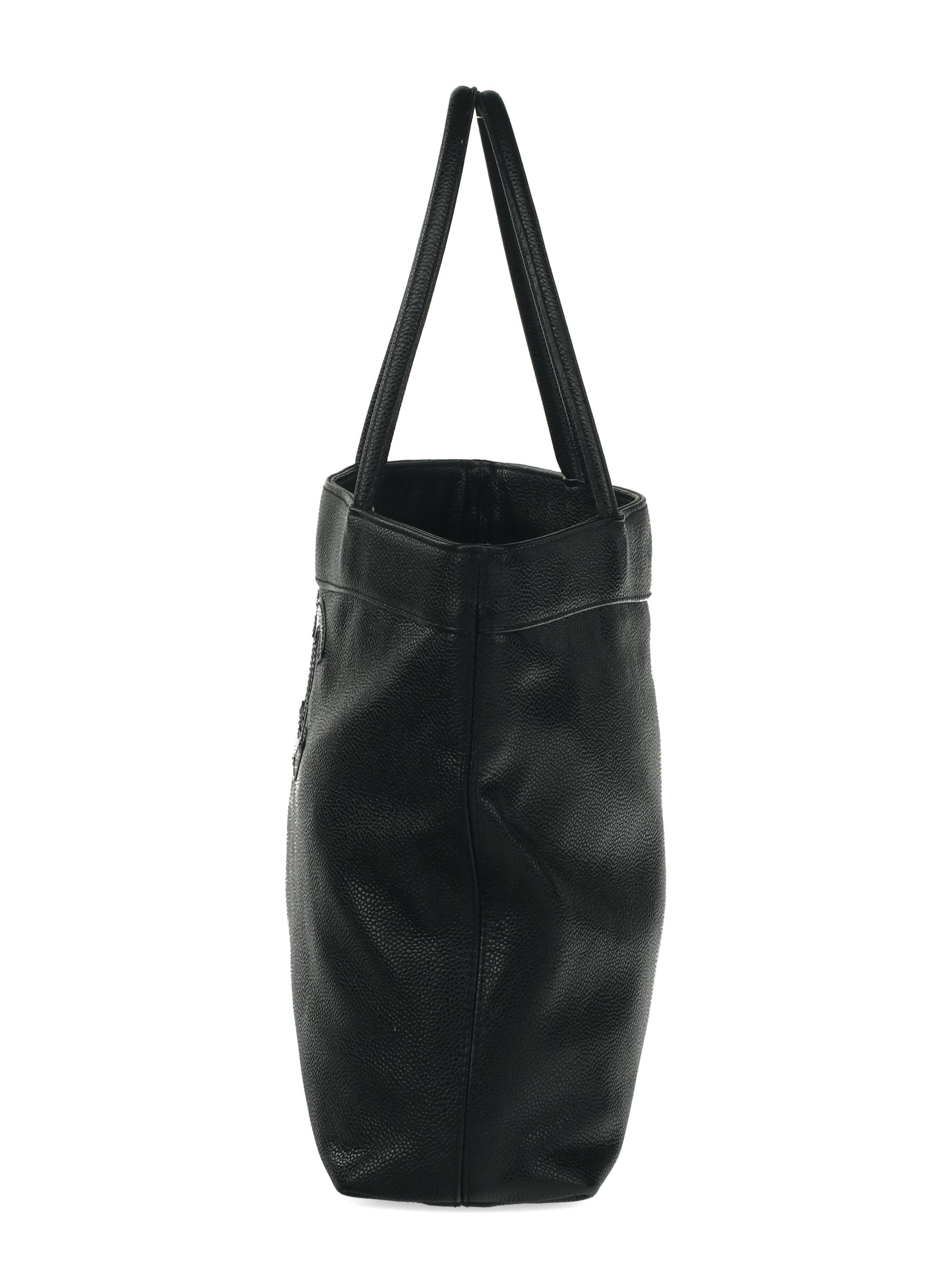 Chanel Tote in Black Caviar Leather