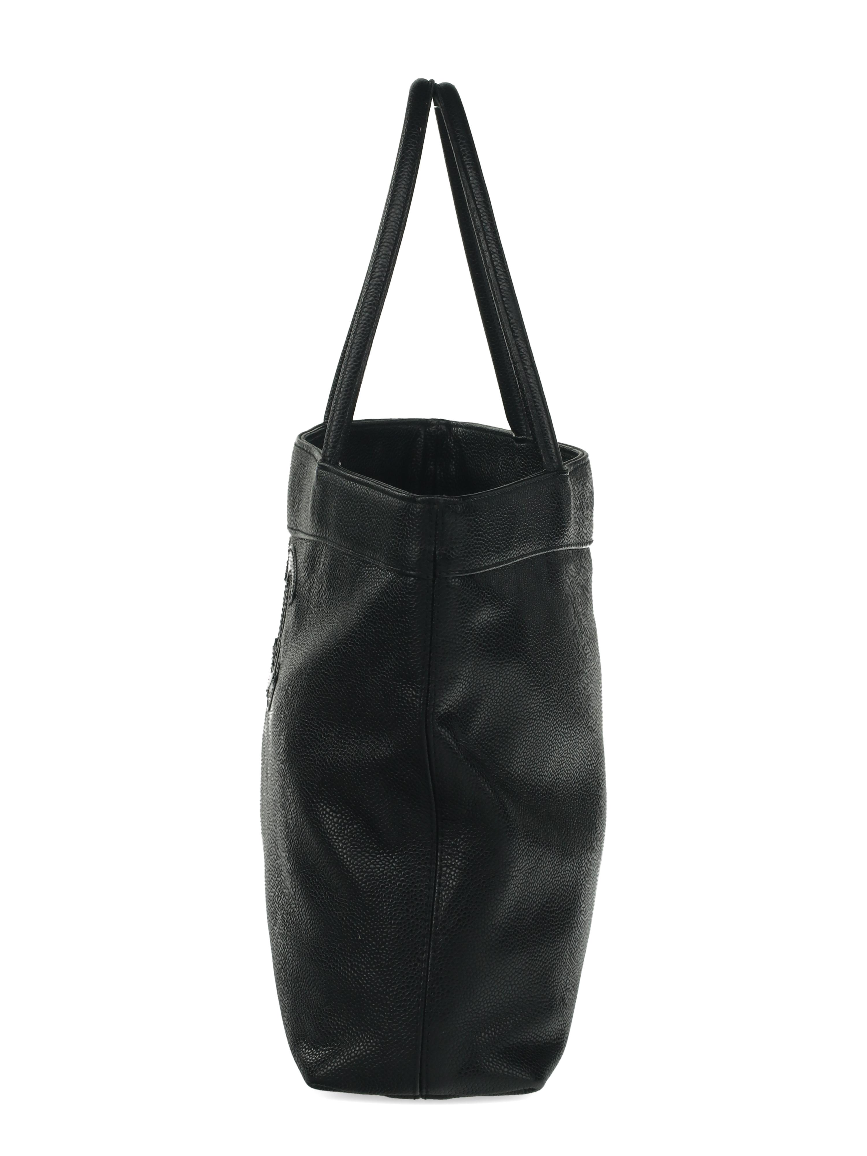 Chanel Tote in Black Caviar Leather