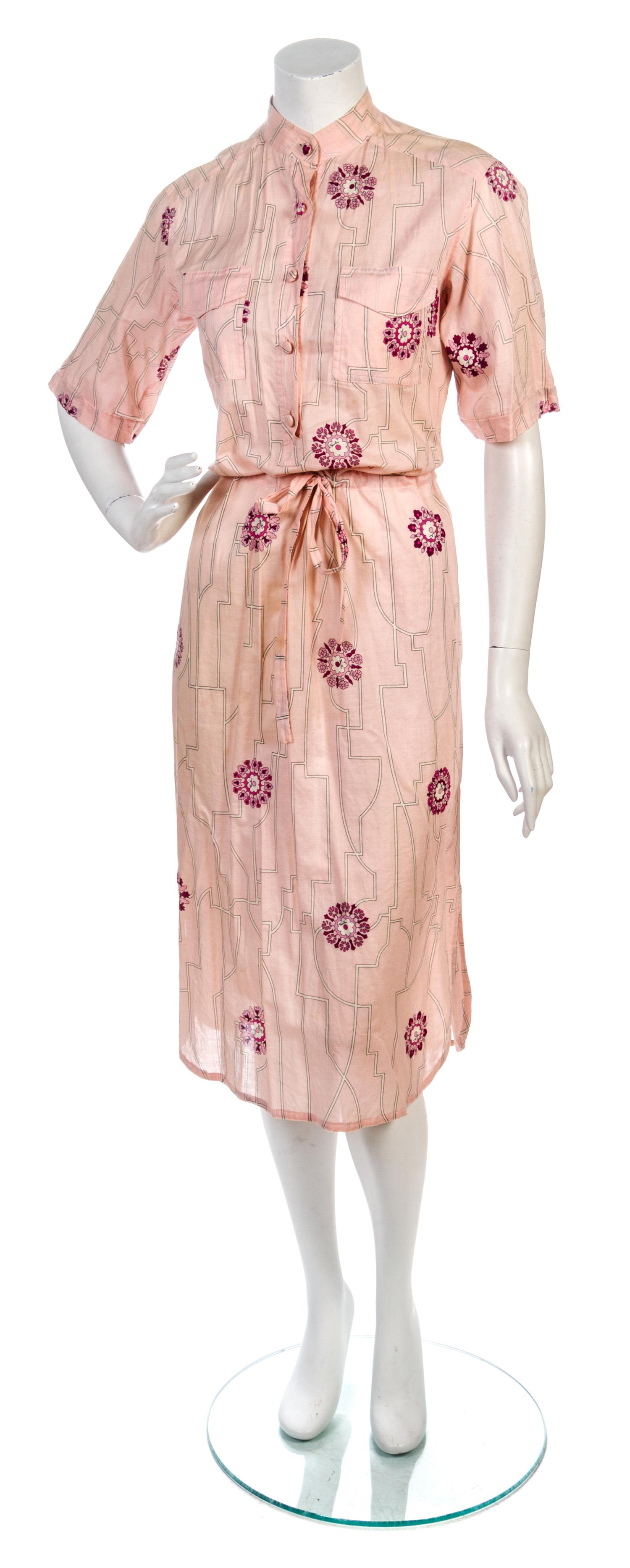 Two Emilio Pucci Cotton Print Dresses, Sizes 6 & 8.