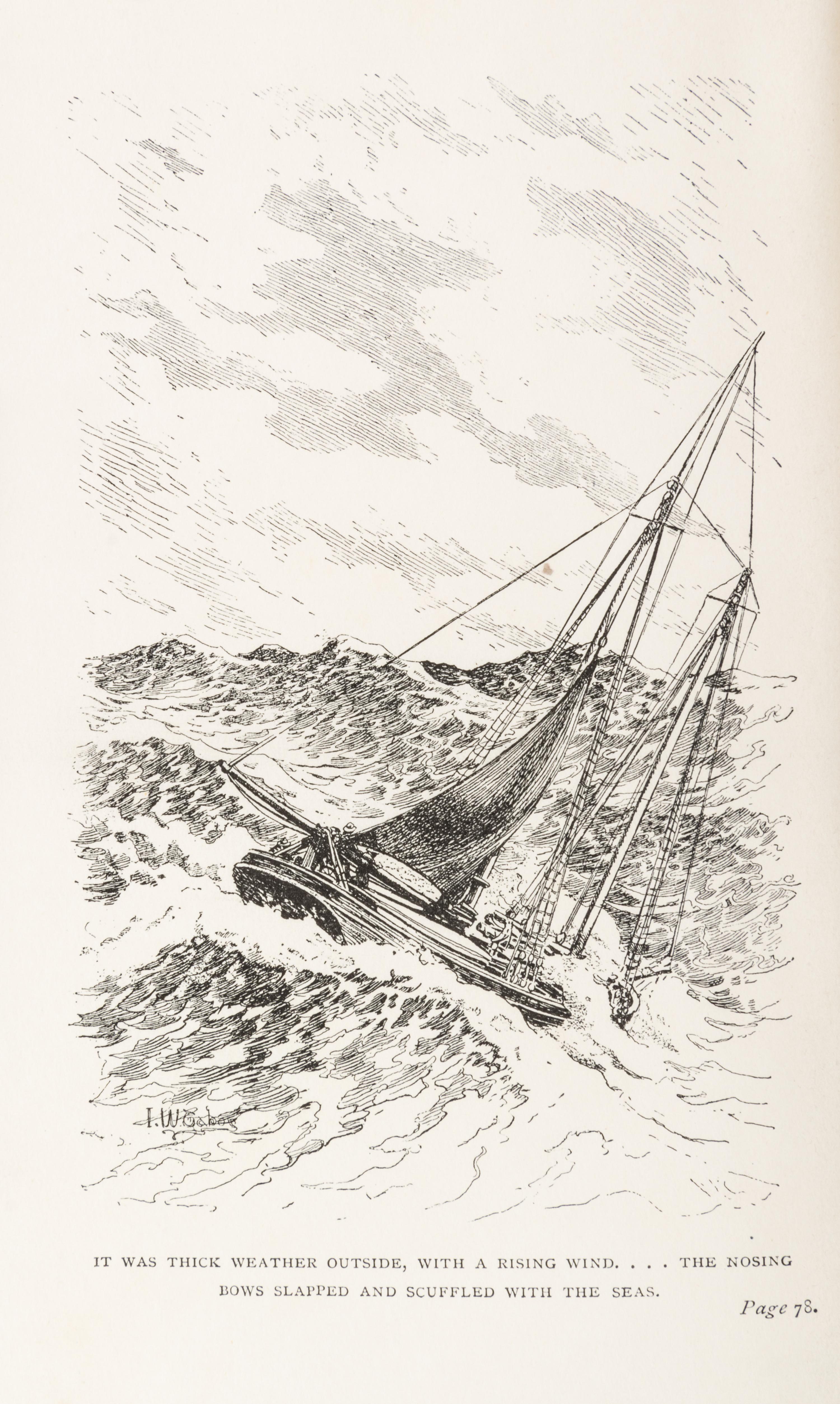 KIPLING, RUDYARD. Captains Courageous. London, 1897. First English edition.