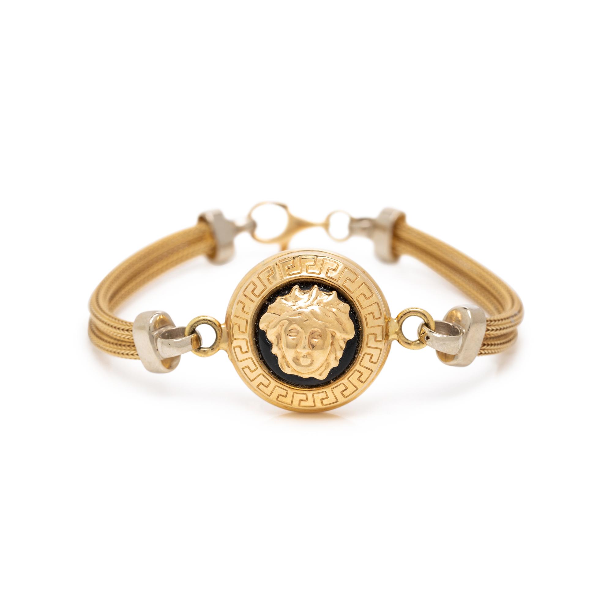 YELLOW GOLD NECKLACE AND BRACELET