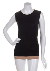 A Chanel Black Cotton Twin Set, Size 40.