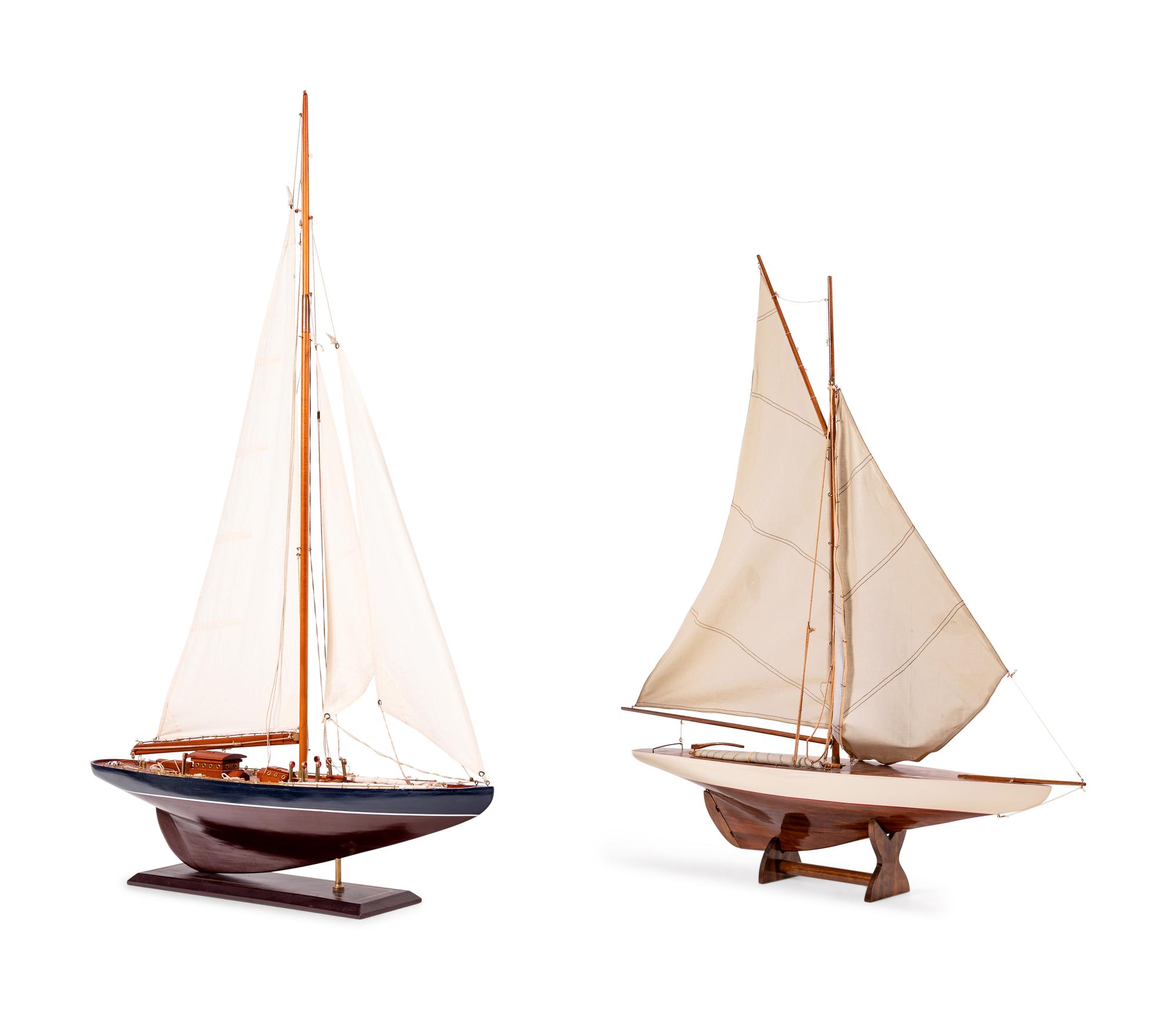 Two Large Models of Sailboats
