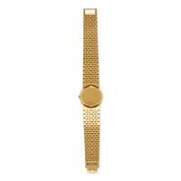 Piaget, Ref. 9706 A6, 18K Yellow Gold and Diamond Watch with Jade Dial