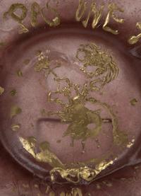 Two Salvador Dali Pâte de Verre Plates by Daum