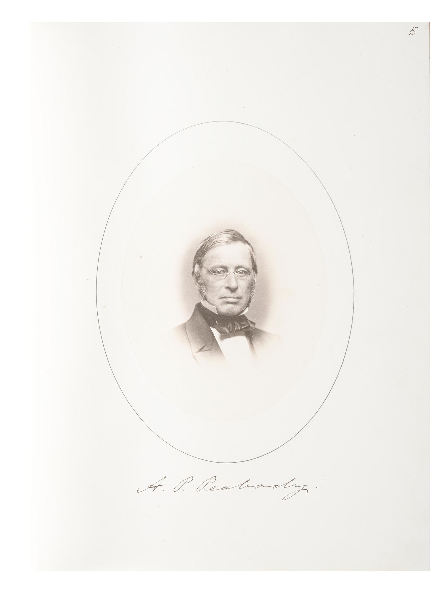 [HARVARD UNIVERSITY]. The Class of 1861 Harvard College . Cambridge, MA: Riverside, 1861. Yearbook with albumen photographs of faculty, students, and grounds.