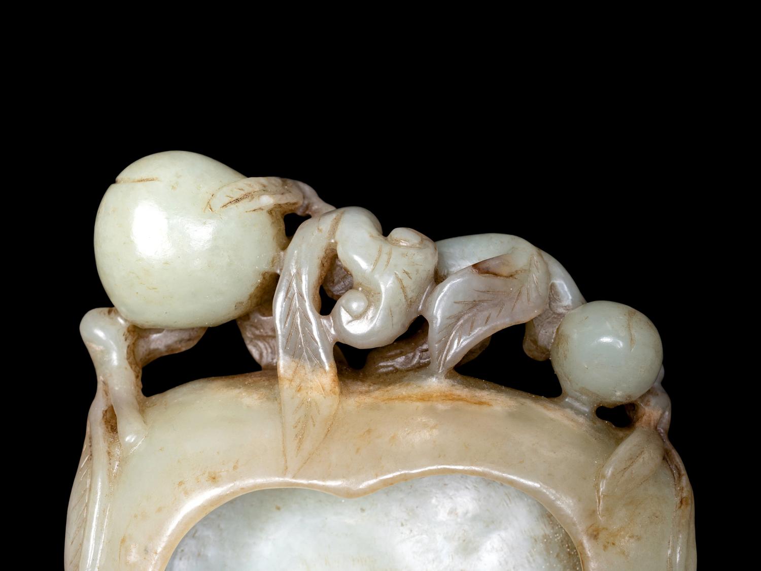 Three Chinese Celadon Jade Articles