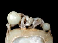 Three Chinese Celadon Jade Articles