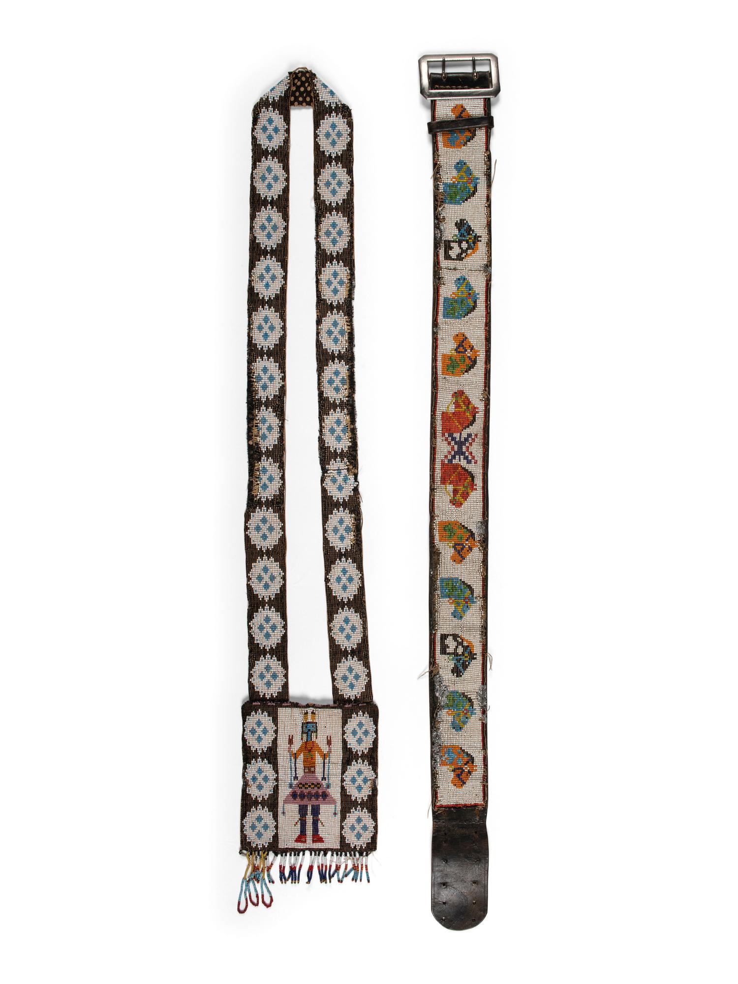 Beaded Bag and Belt