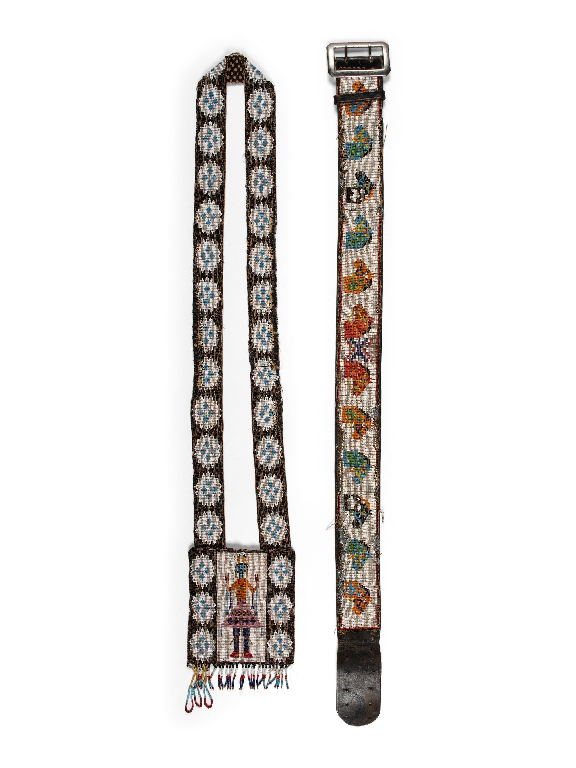 Beaded Bag and Belt
